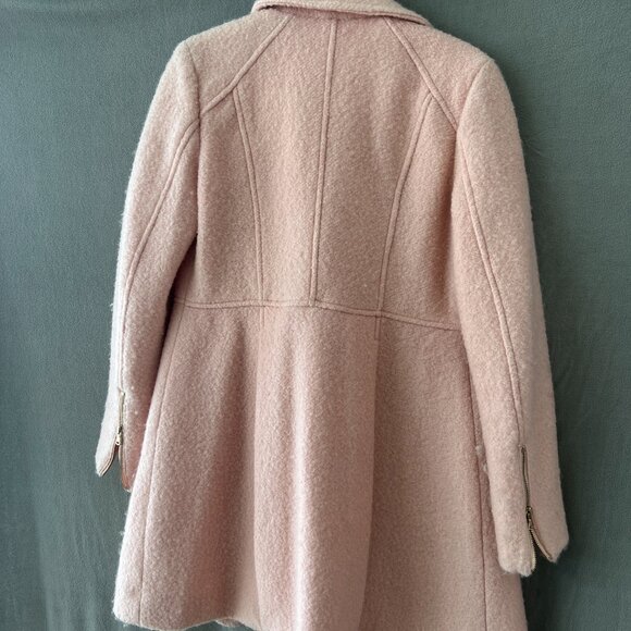 GUESS WOOL JACKET , PALE PINK, MEDIUM - Picture 3 of 4